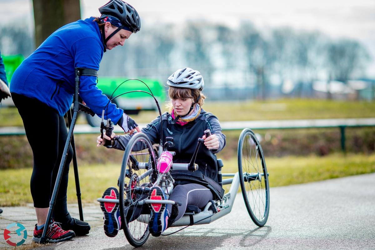 Handbike clinic met Jetze Plat