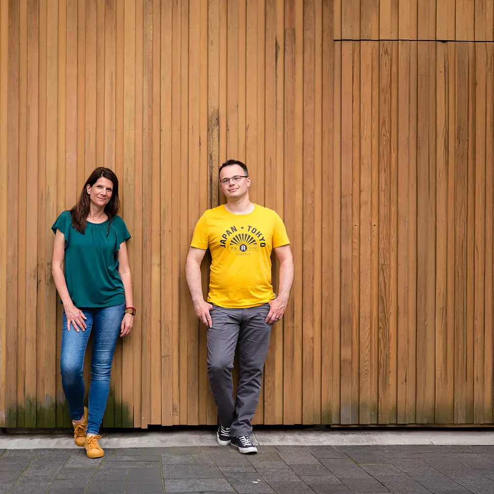 Hiske en Michael van BeeldFirma - Professionele zakelijke fotografie en bedrijfsfotografie